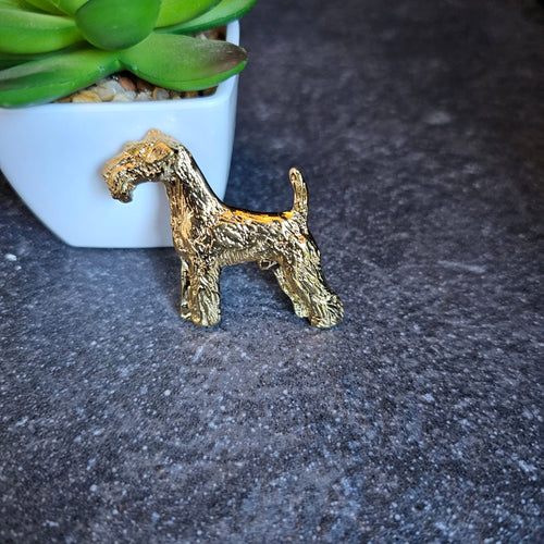 Airedale Terrier Broche