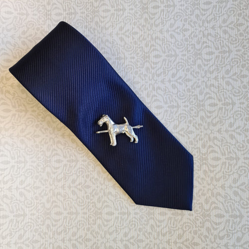 Irish terrier tie clip