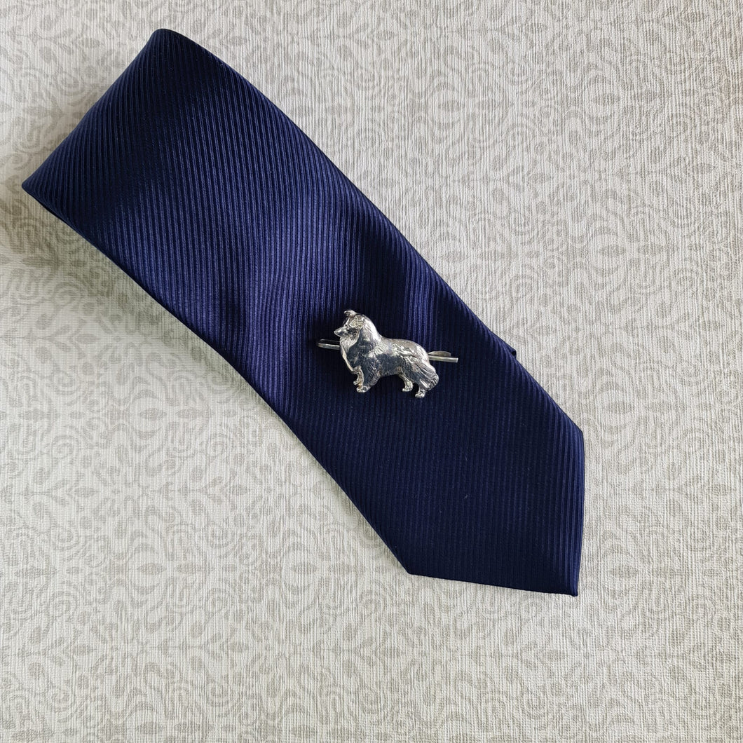 Shetland Sheepdog tie clip